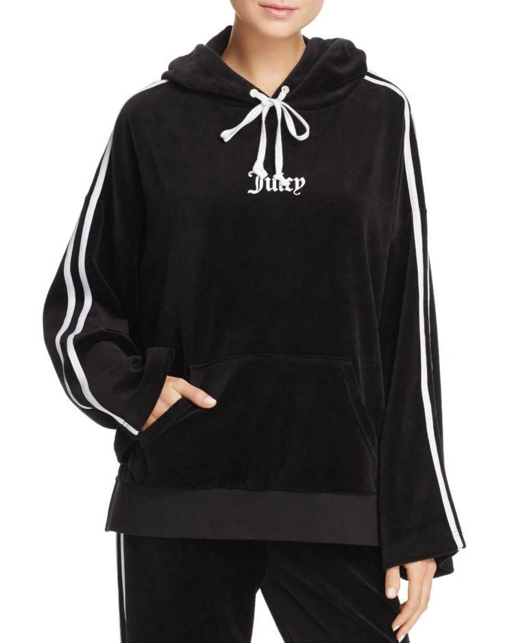 商品Juicy Couture|Bell Sleeve Velour Hooded Sweatshirt - 100% Exclusive,价格¥1107,第1张图片