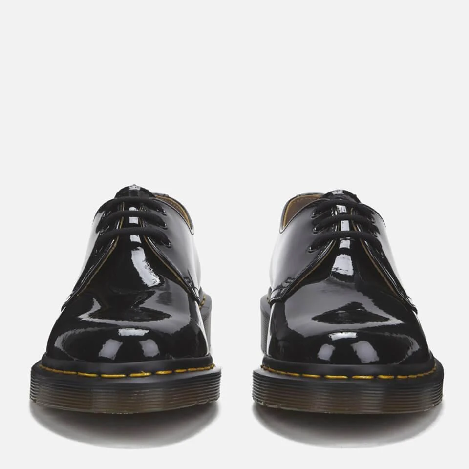 商品Dr. Martens|Dr. Martens Women's 1461 Patent Lamper 3-Eye Shoes - Black,价格¥741,第4张图片详细描述