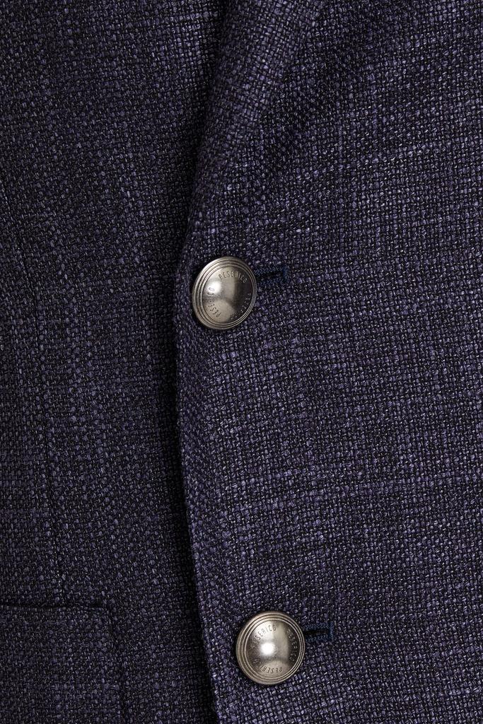 Double-breasted wool and silk-blend tweed blazer商品第4张图片规格展示