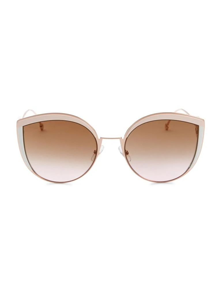 商品Fendi|Fendi - 58MM Metal Cat Eye Sunglasses,价格¥2629,第1张图片