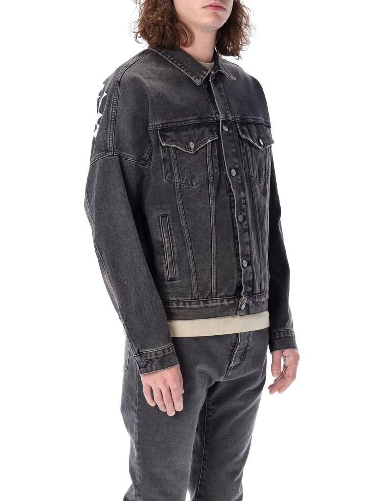 商品Palm Angels|Palm Angels Back Logo Denim Jacket,价格¥4274,第2张图片详细描述
