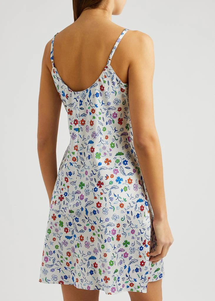 商品Jessica Russell Flint|De Fleurs printed silk-blend slip dress,价格¥980,第3张图片详细描述