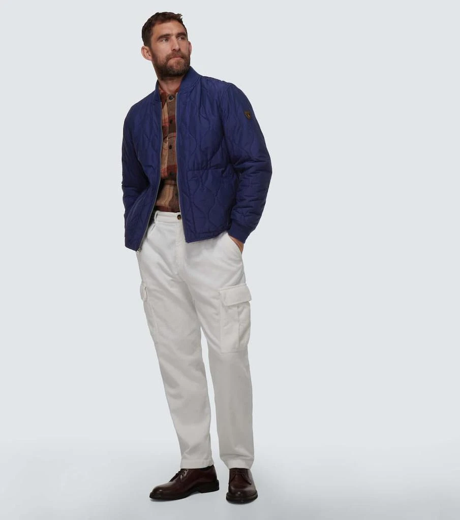 商品Ralph Lauren|棉质混纺绗缝飞行员夹克,价格¥2009,第2张图片详细描述