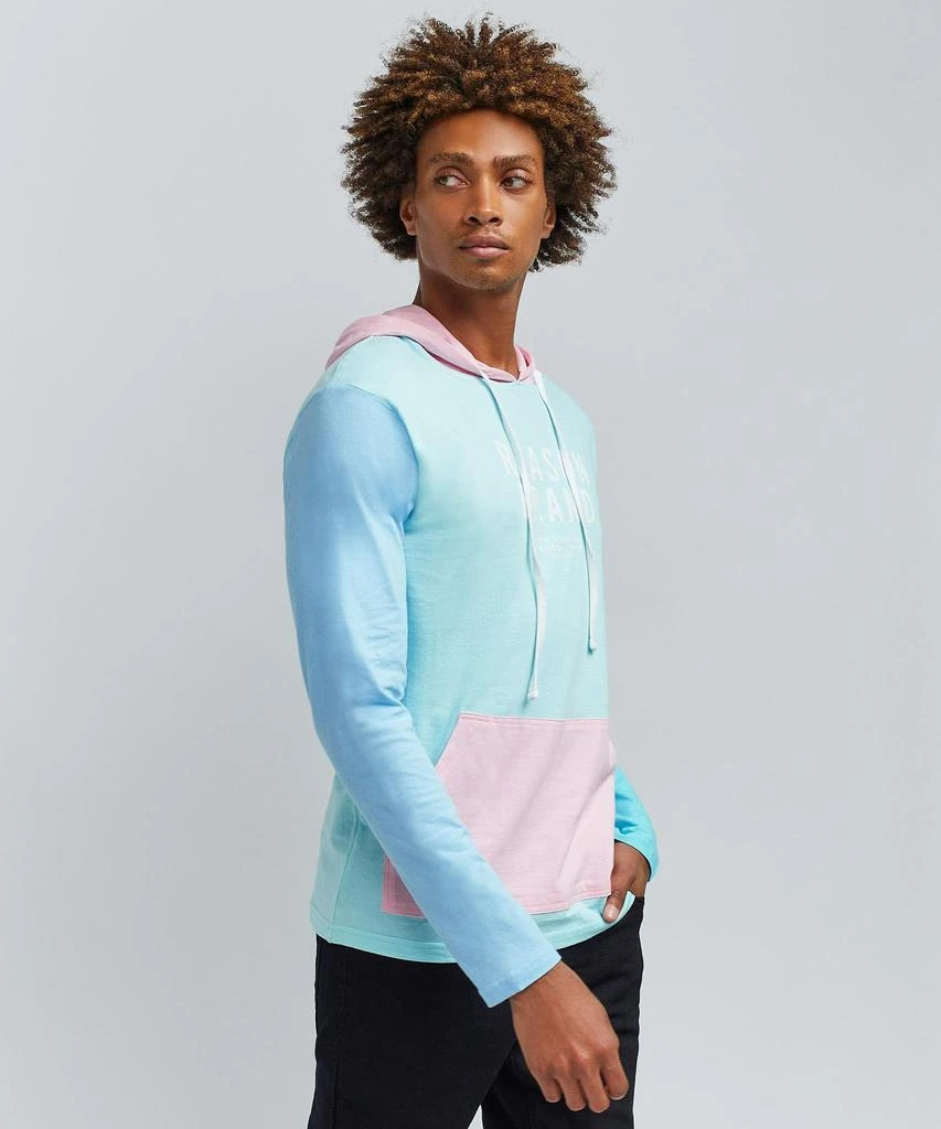 Color Block Long Sleeve Light Pastel Hoodie 商品