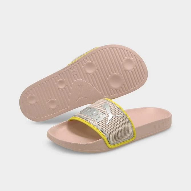 商品Puma|Women's Puma Leadcat FTR Ocean Queen Slide Sandals,价格¥225,第2张图片详细描述
