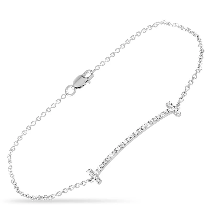 商品LB Exclusive|14K White Gold 0.25 ct Diamond Bracelet,价格¥2789,第1张图片