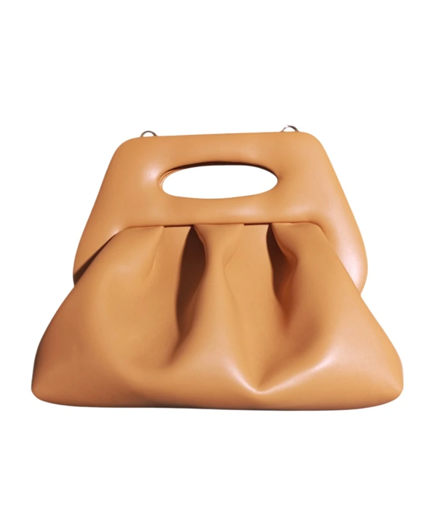 商品【商品预售7天】 THEMOIRe|THEMOIRe 女士斜挎包 TMSR25OLPN113MACADAMIA 棕色,价格¥2697,第1张图片