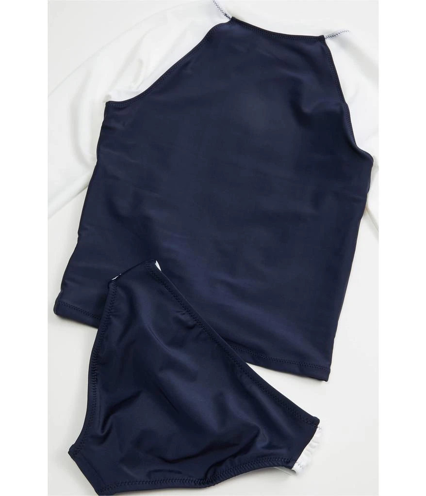 商品Tommy Hilfiger|Exploded Global Logo One-Piece Swimsuit (Big Kids),价格¥209,第2张图片详细描述
