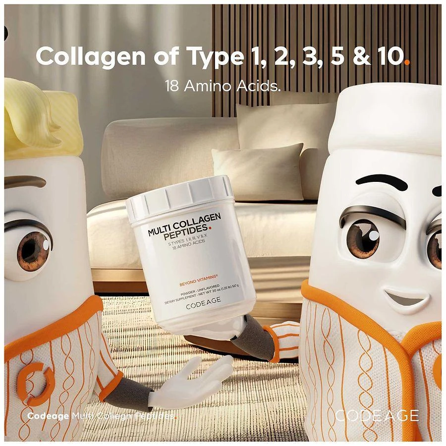 商品Codeage|Multi Collagen Protein Powder Peptides Unflavored,价格¥297,第4张图片详细�描述