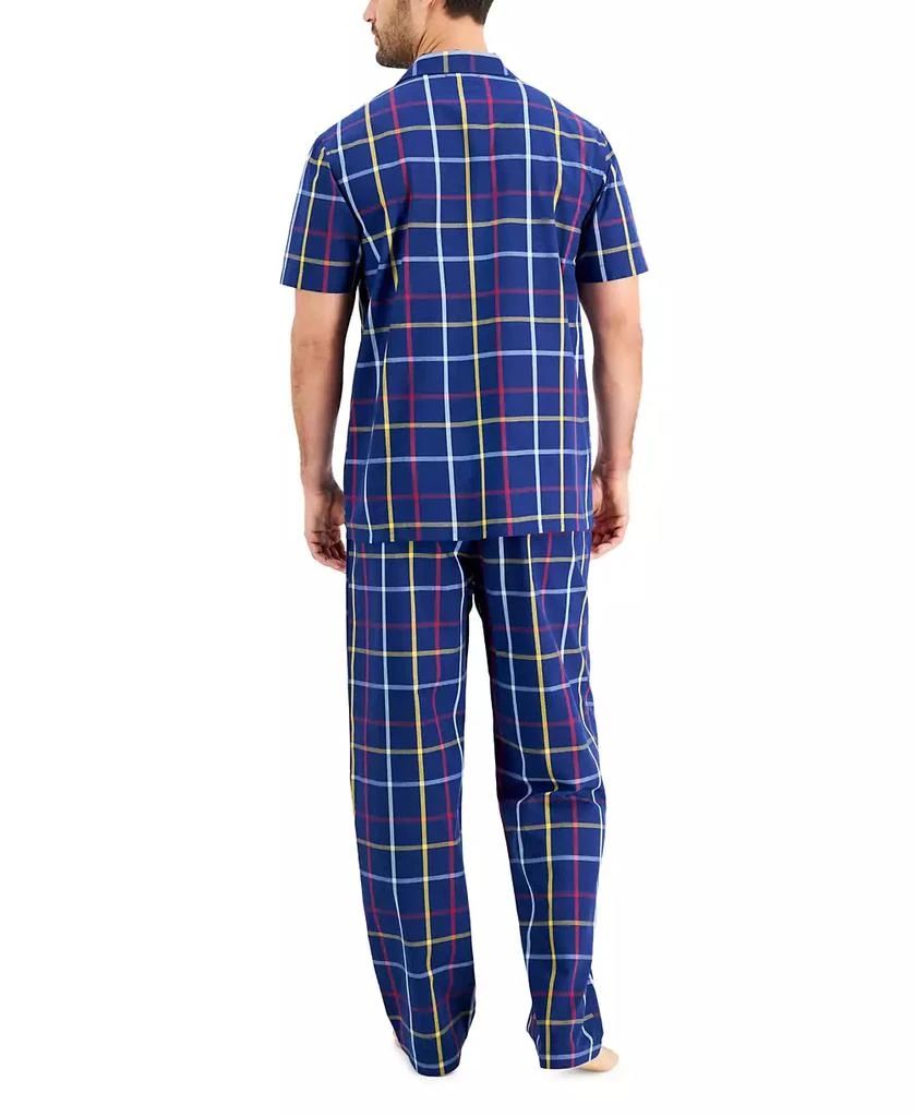 商品Club Room|Men's Plaid Pajama Set, Created for Macy's,价格¥383,第2张图片详细描述