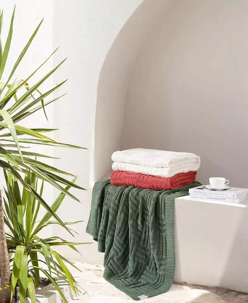 商品Tommy Bahama Home|Chain Basket Knit Throw, 60" X 50",价格¥251,第1张图片