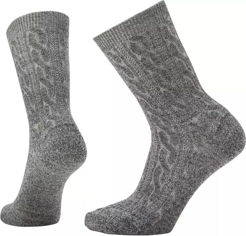 商品SmartWool|SmartWool Women's Everyday Cable Zero Cushion Crew Socks,价格¥92,第1张图片详细描述