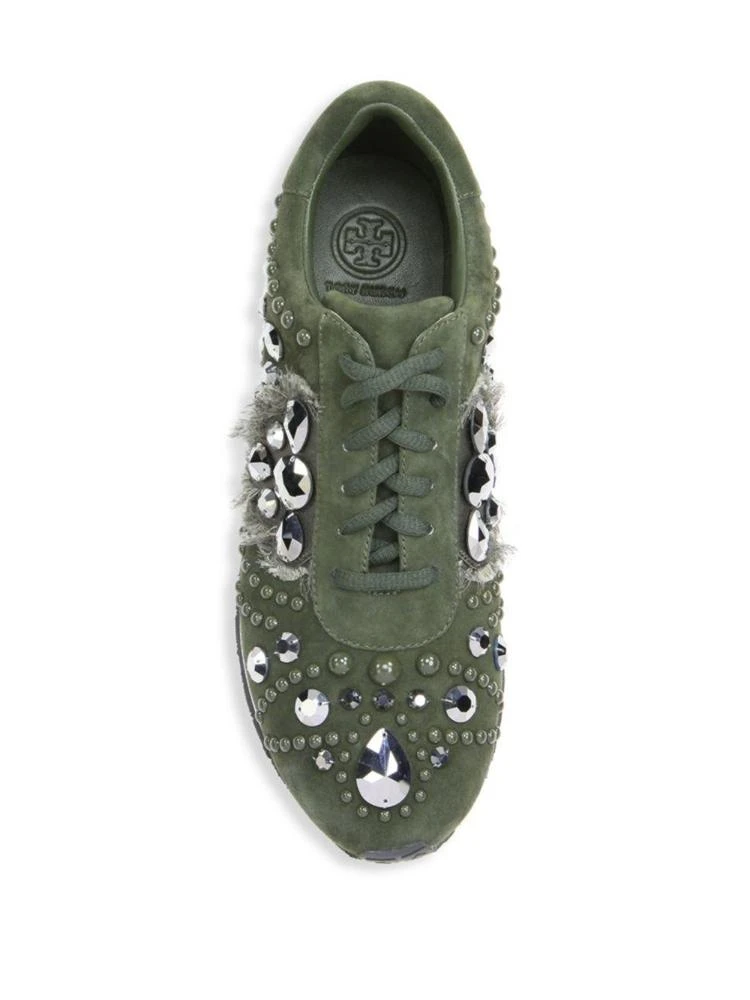 商品Tory Burch|Studded Suede Runner Sneakers,价格¥1045,第4张图片详细描述