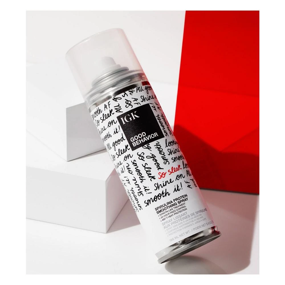 商品IGK Hair|Good Behavior Spirulina Protein Smoothing Spray,价格¥254,第4张图片详细描述