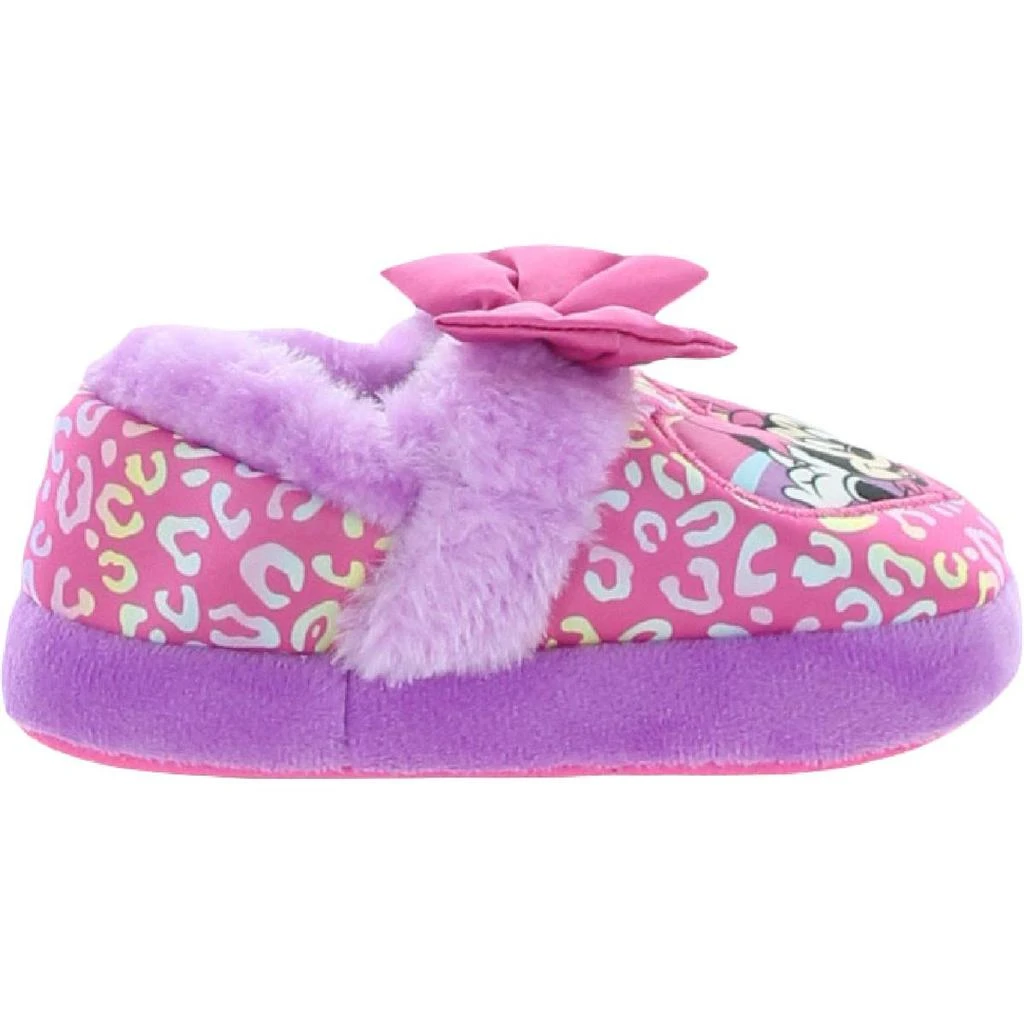商品Disney|Disney Girls Faux Fur Bow Bootie Slippers,价格¥113,第3张图片详细描述