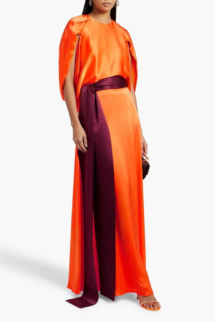 商品ROKSANDA|Milena cape-effect silk-satin gown,价格¥8944,第2张图片详细描述