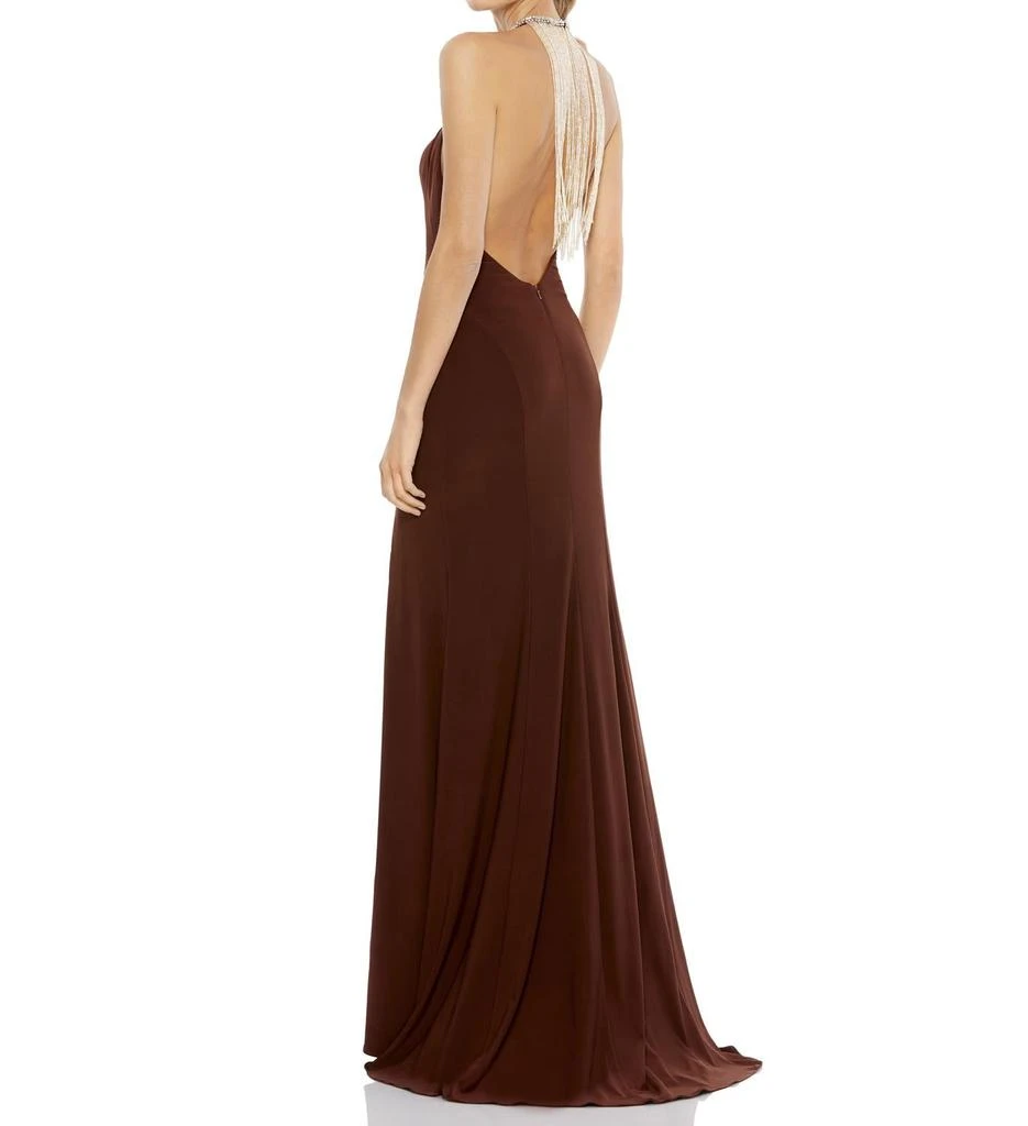 商品Ieena for Mac Duggal|Halter Jersey Gown,价格¥3006,第2张图片详细描述