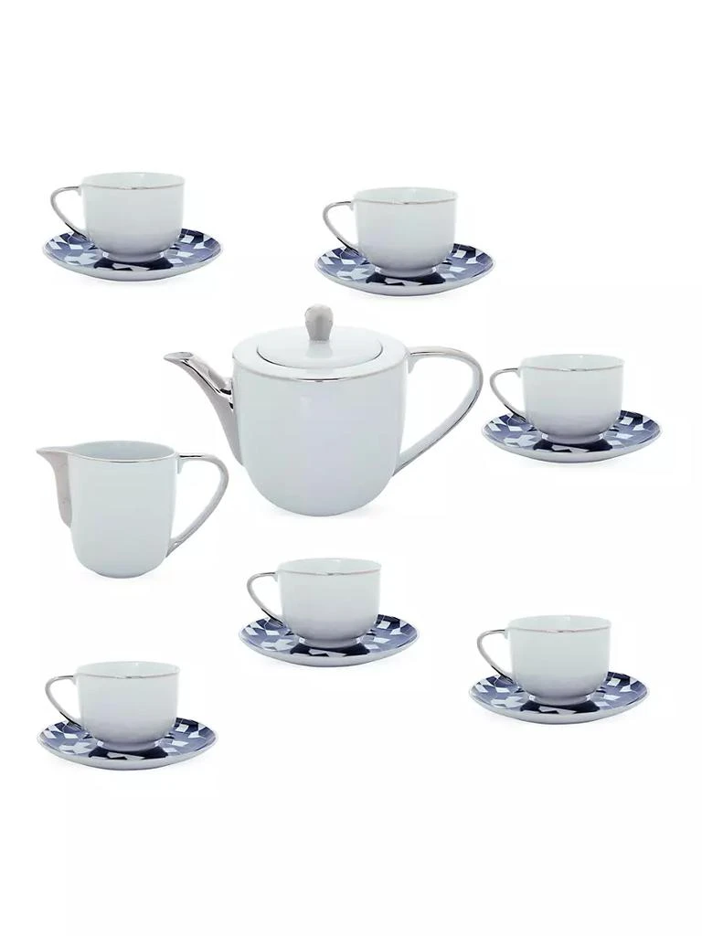 商品The Lino|Night Navy Porcelain Teapot,价格¥1123,第2张图片详细描述