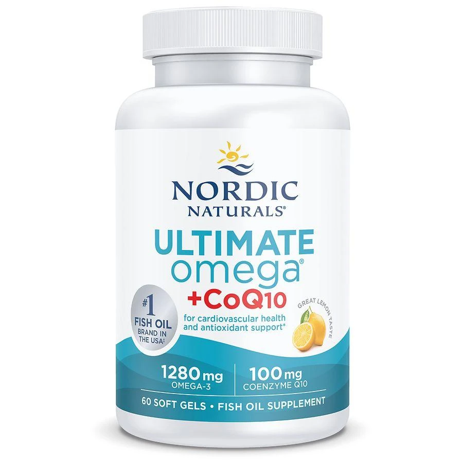 商品Nordic Naturals|Ultimate Omega + CoQ10 Soft Gels Lemon,价格¥263,第1张图片