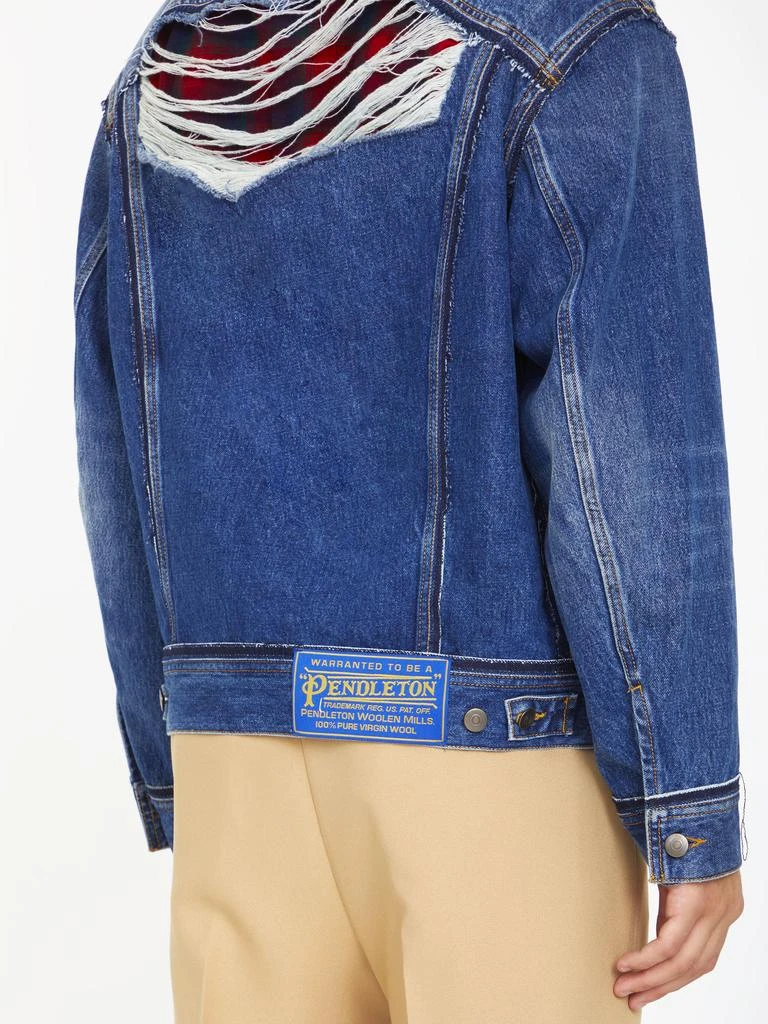 商品MAISON MARGIELA|Pendleton denim jacket,价格¥6702,第4张图片详细描述