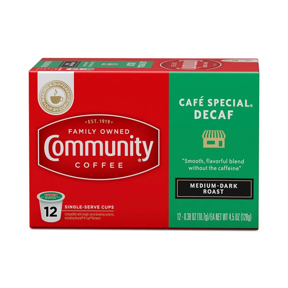 Café Special Decaf Medium-Dark Roast Single Serve Pods, Keurig K-Cup Brewer Compatible, 72 Ct 商品
