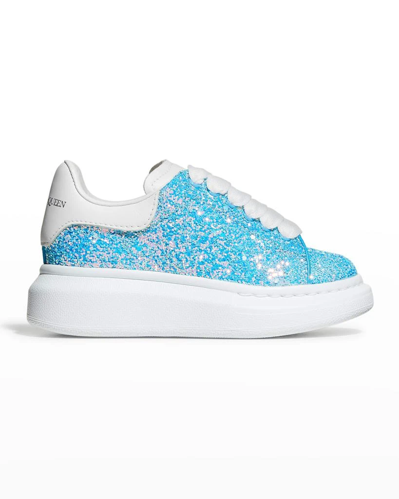 商品Alexander McQueen|Girl's Oversized Glitter Sneakers, Toddler/Kids,价格¥1374,第1张图片