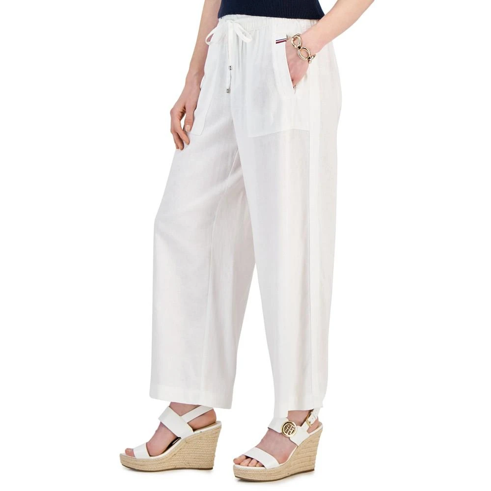 商品Tommy Hilfiger|Women's Drawstring-Waist Straight-Leg Pants,价格¥472,第3张图片详细描述