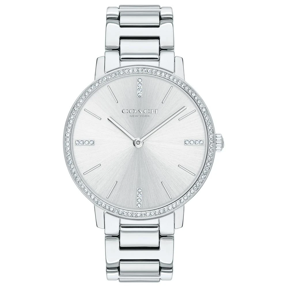 商品Coach|Women's Audrey Stainless Steel Bracelet Watch 35mm,价格¥1656,第1张图片