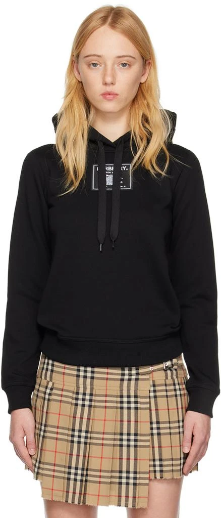 商品Burberry|Black Vivienne Hoodie,价格¥6715,第1张图片