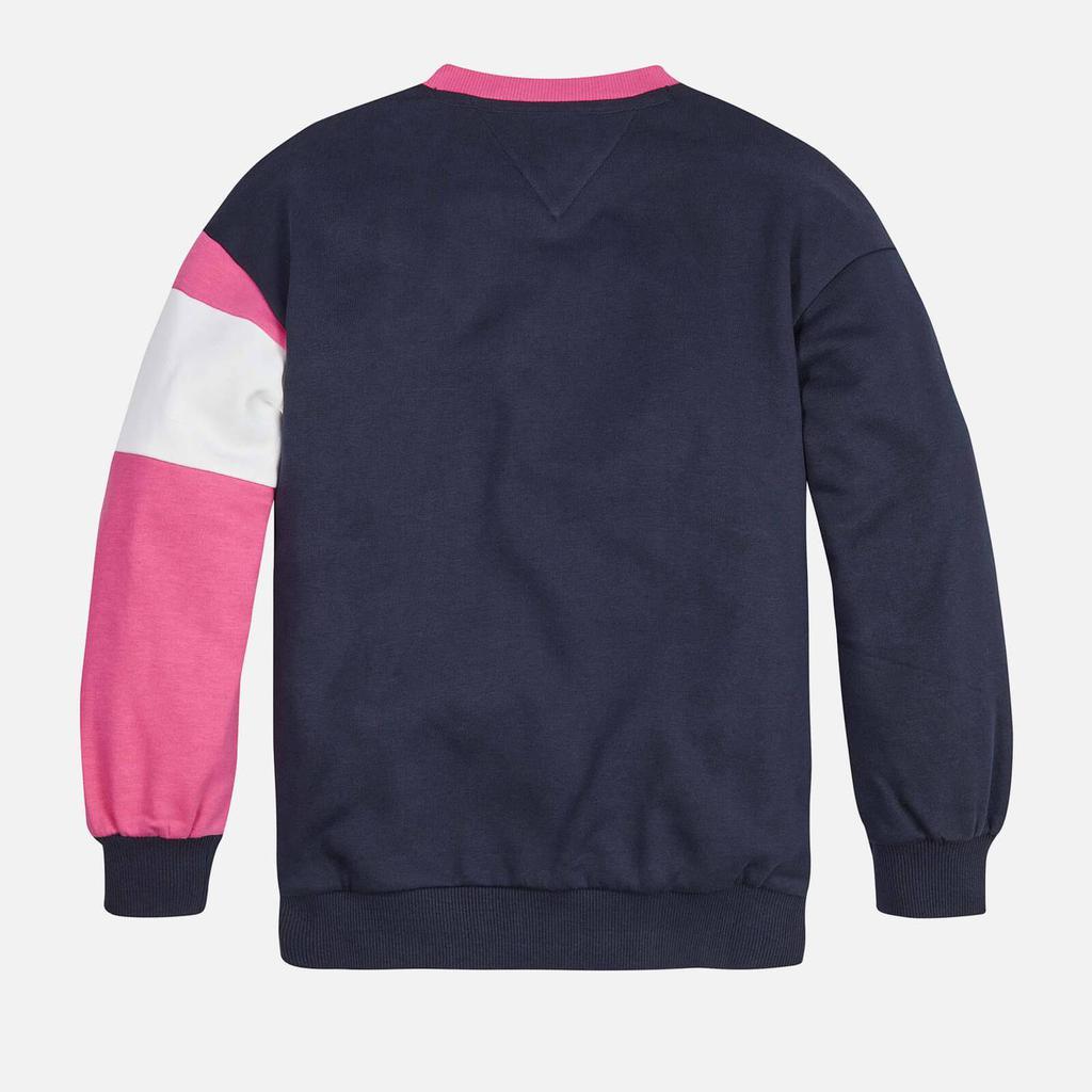 商品Tommy Hilfiger|Tommy Hilfiger Girls’ Varsity Cotton-Blend Jersey Jumper,价格¥294,第4张图片详细描述