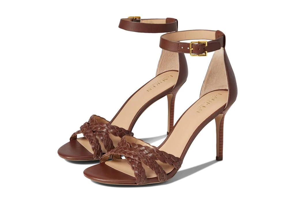 商品Ralph Lauren|Grayce Nappa Leather Sandal,价格¥1051,第1张图片