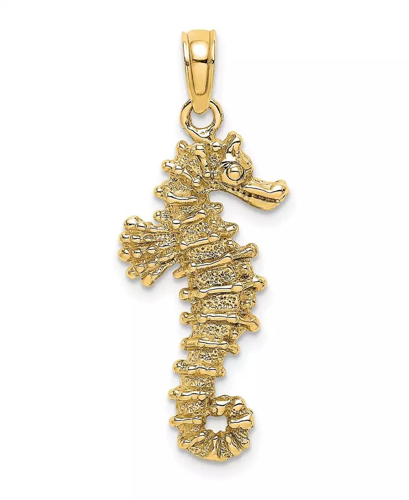 商品Macy's|Sea Horse Pendant in 14k Yellow Gold,价格¥2990,第1张图片