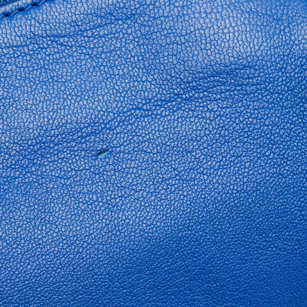 Celine Blue Leather Large Trio Zip Crossbody Bag 商品