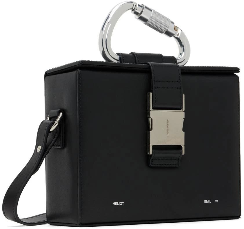 商品Heliot Emil|Black Carabiner Box Bag,价格¥3178,第2张图片详细描述