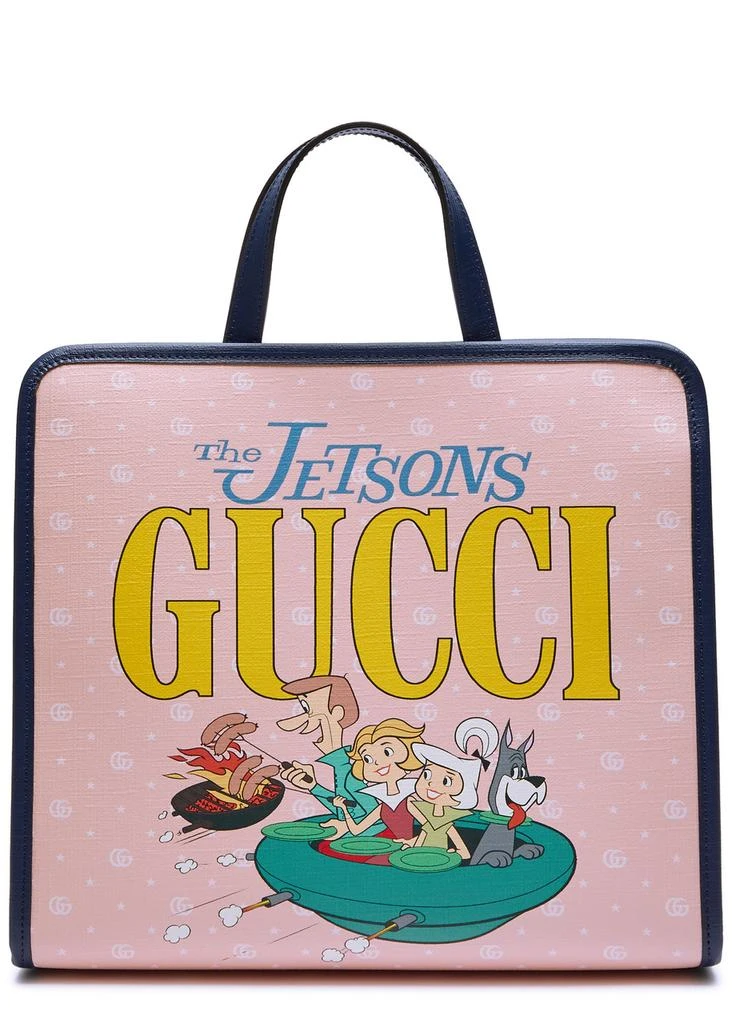 商品Gucci|KIDS X The Jetsons printed leather tote bag,价格¥5509,第1张图片