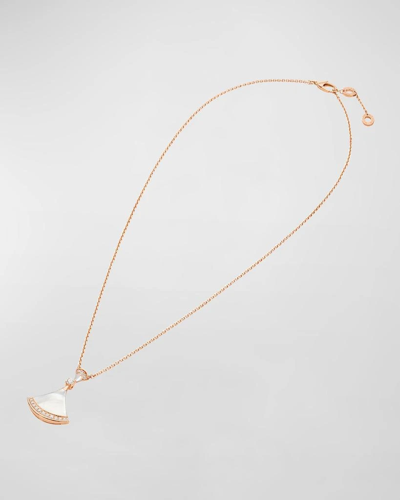商品BVLGARI|Diva's Dream Pink Gold Mother-of-Pearl Pendant Necklace,价格¥39566,第3张图片详细描述
