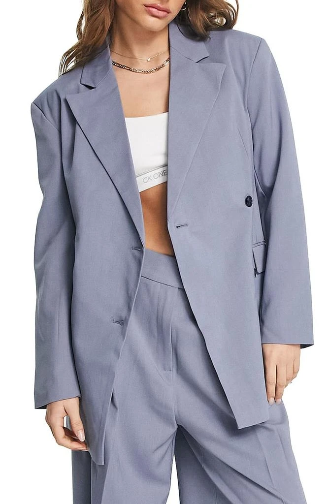 商品Topshop|Women's Strong Shoulder Blazer,价格¥323,第1张图片