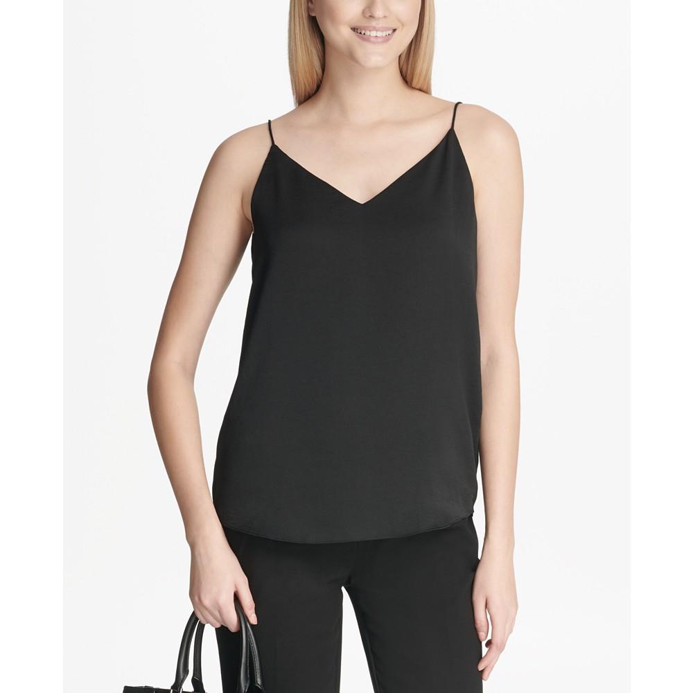 Petite V-Neck Camisole Top商品第1张图片规格展示