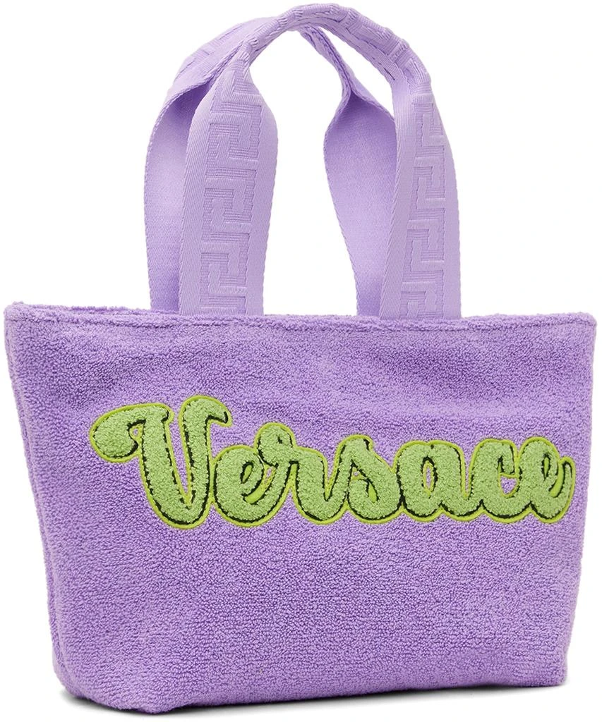 商品Versace|Kids Purple Towel Tote,价格¥2241,第2张图片详细描述