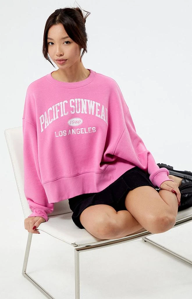 商品PacSun|Vintage Pacific Sunwear Cropped Crew Neck Sweatshirt,价格¥157,第3张图片详细描述