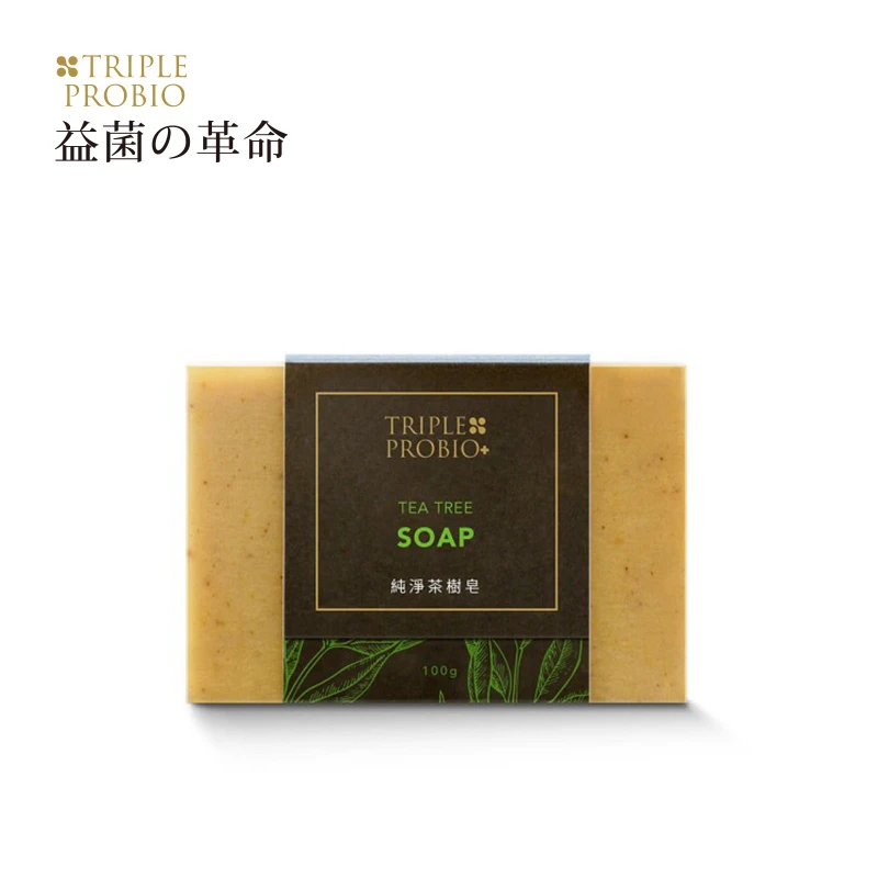 商品Triple Probio|纯净茶树手工皂(100g/块) | Handmade Soap,价格¥82,第1张图片