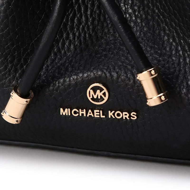 商品[国内直发] Michael Kors|MK 女包 迈克·科尔斯（MICHAEL KORS） 黑色皮质单肩挎包 32H1G8PD0L BLACK,价格¥1250,第8张图片详细描述