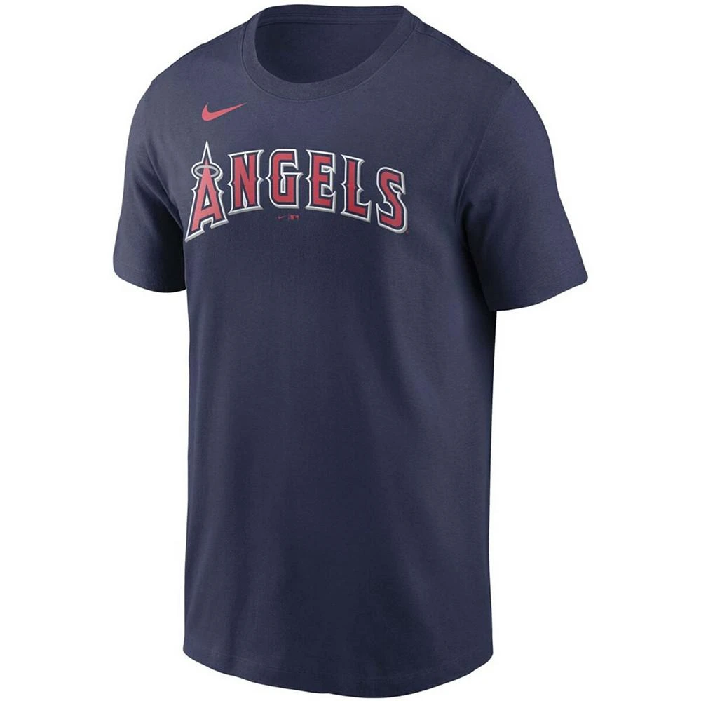 商品NIKE|Men's Mike Trout Navy Los Angeles Angels Name Number T-shirt,价格¥238,第2张图片详细描述