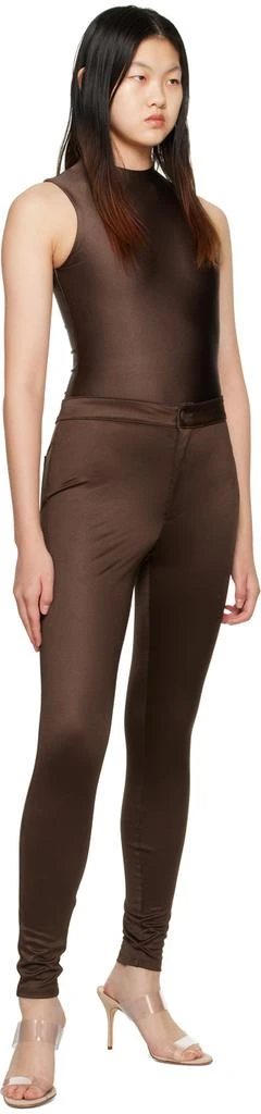 商品SKIMS|Brown Disco Trousers,价格¥774,第4张图片详细描述