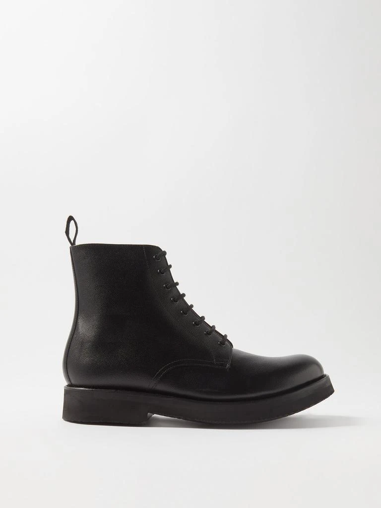商品Grenson|Dudley leather Derby boots,价格¥2541,第1张图片