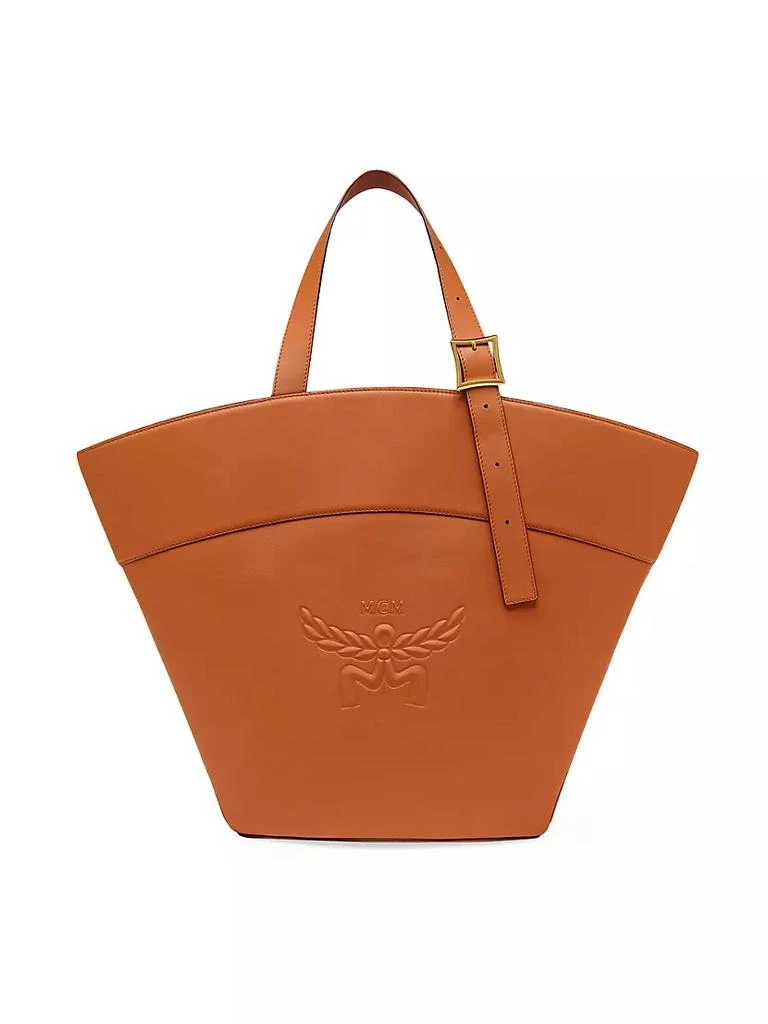 商品MCM|Lauretos Large Leather Shopper Tote Bag,价格¥13145,第1张图片
