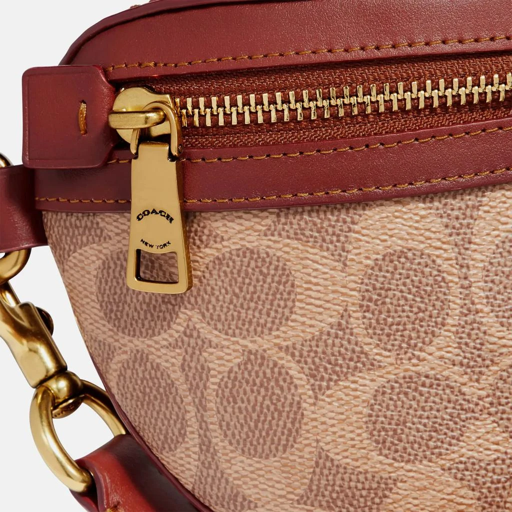 商品Coach|Coach Women's Coated Canvas Signature Bethany Belt Bag - Tan Rust,价格¥1789,第4张图片详细描述