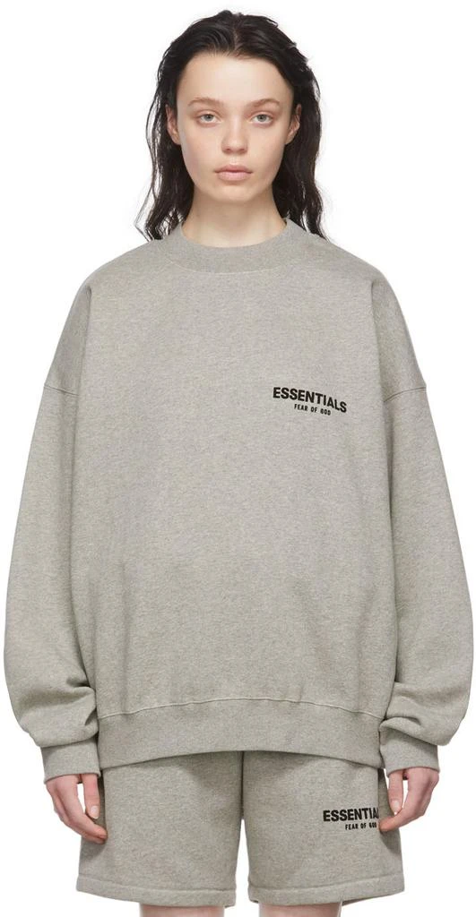 商品Essentials|Essentials灰色圆领卫衣,价格¥430,第1张图片