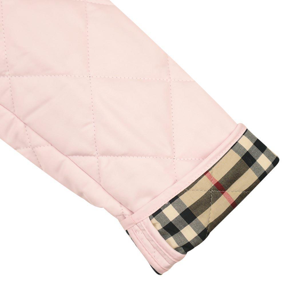 商品Burberry|Pink Quilted Daley Jacket,价格¥2859,第4张图片详细描述