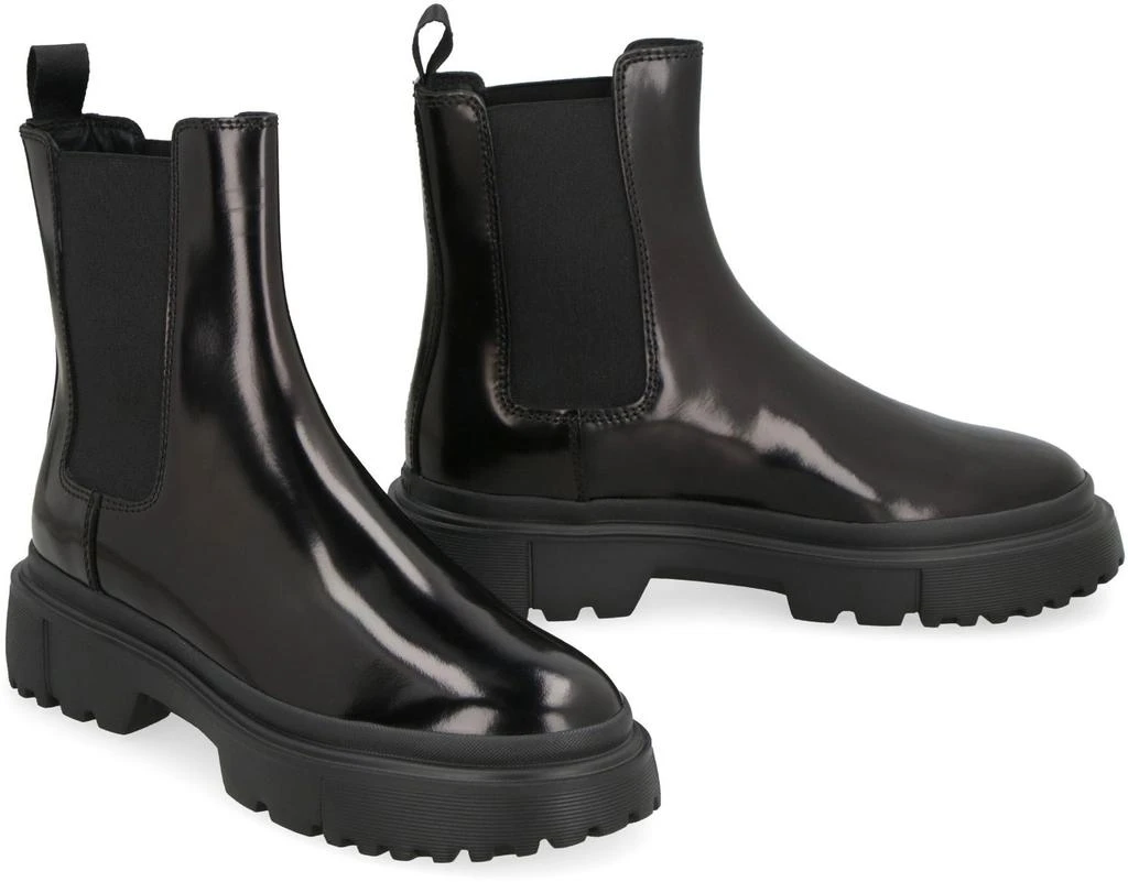 商品hogan|HOGAN HOGAN H619 LEATHER CHELSEA BOOTS,价格¥3239,第3张图片详细描述